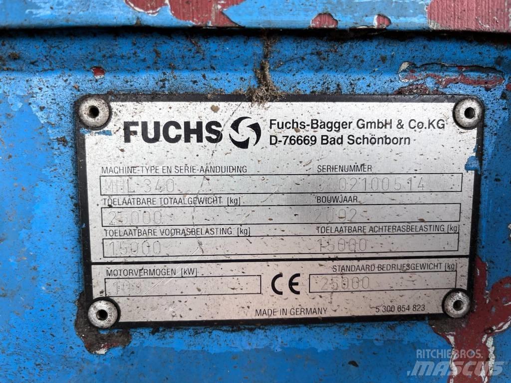 Fuchs MHL 340 Gravemaskiner for avfallshåndtering