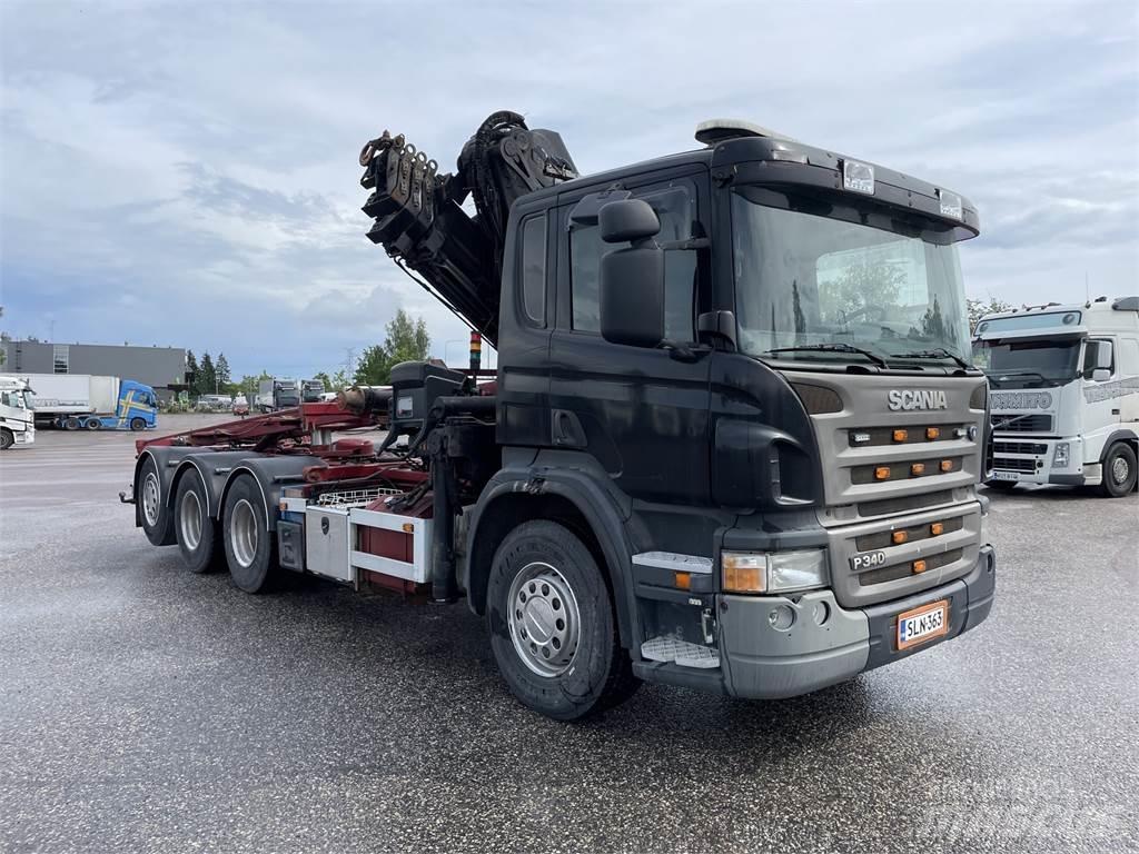 Scania P340 8x4 Kranbil
