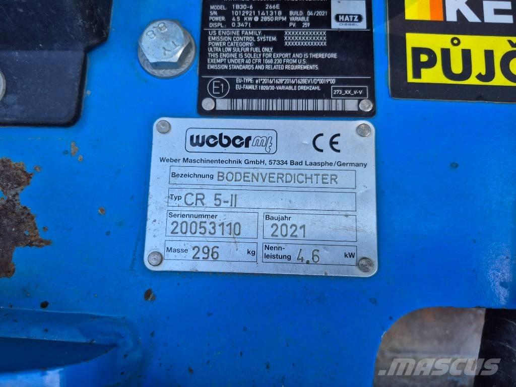 Weber CR5-II Hjullaster til komprimering