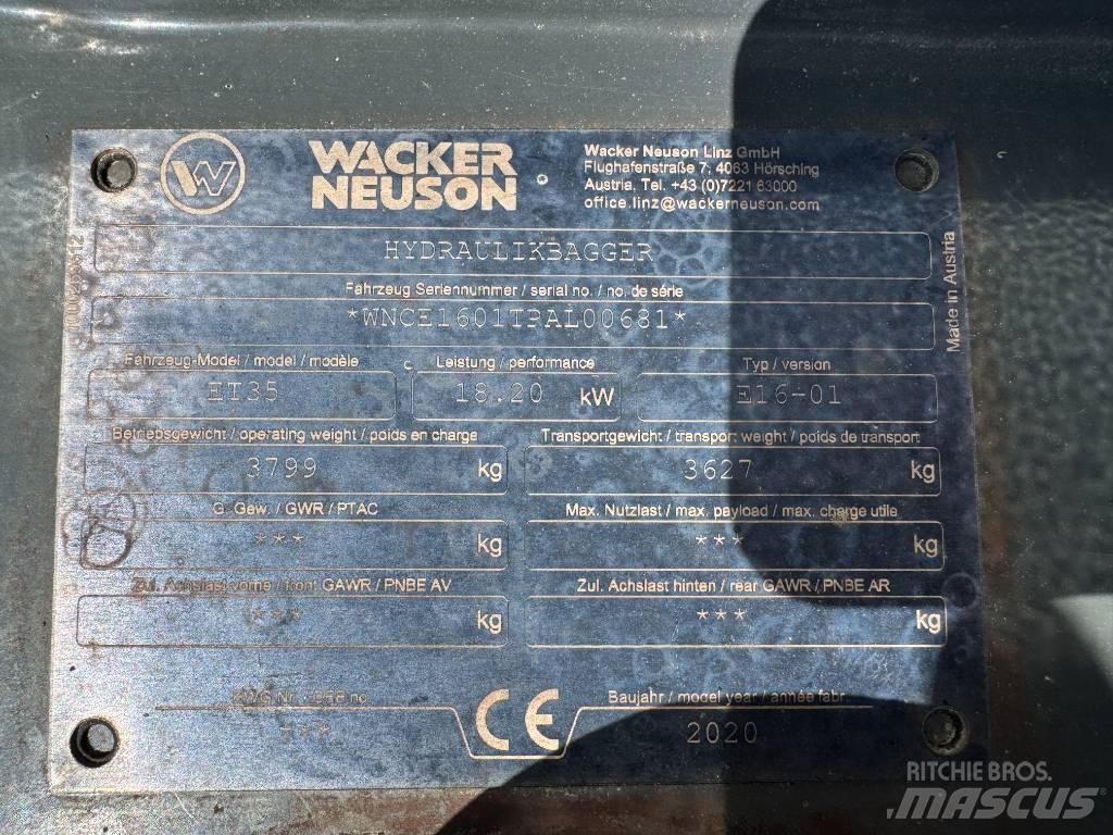 Wacker Neuson ET35 Beltegraver