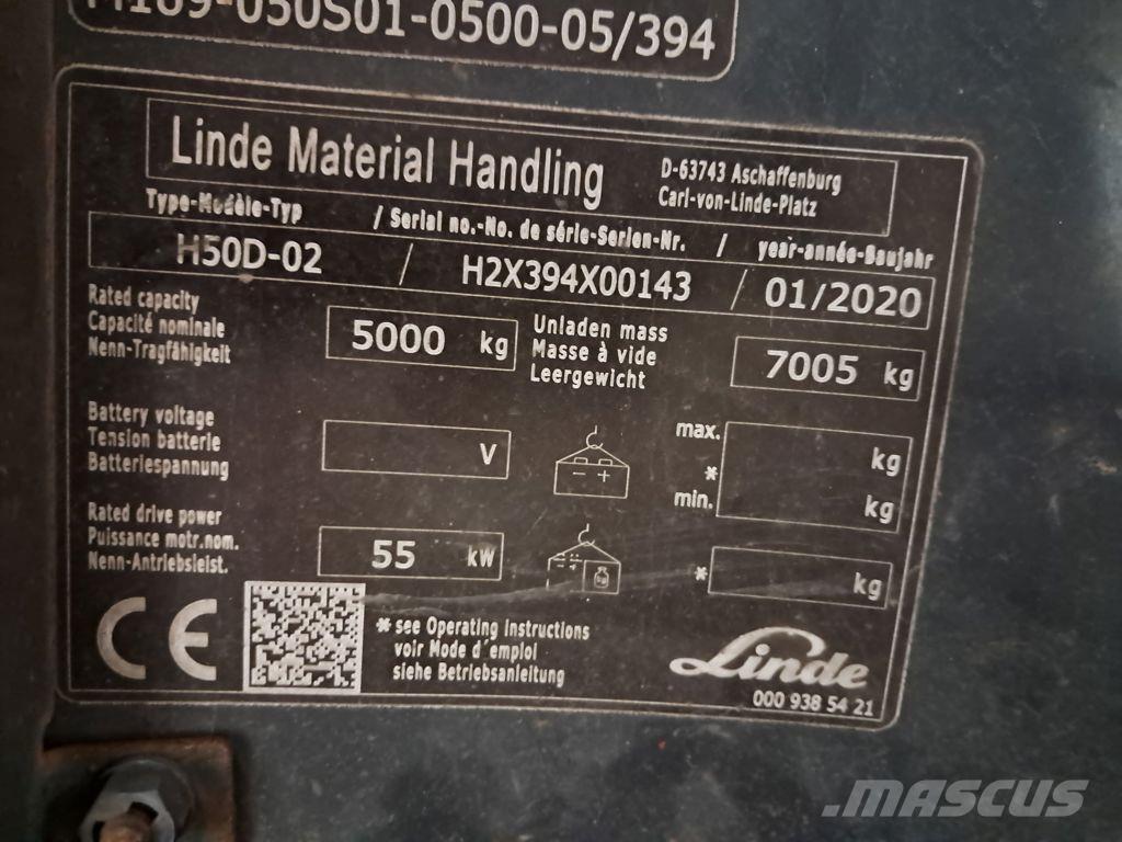 Linde H50D-02 Diesel Trucker