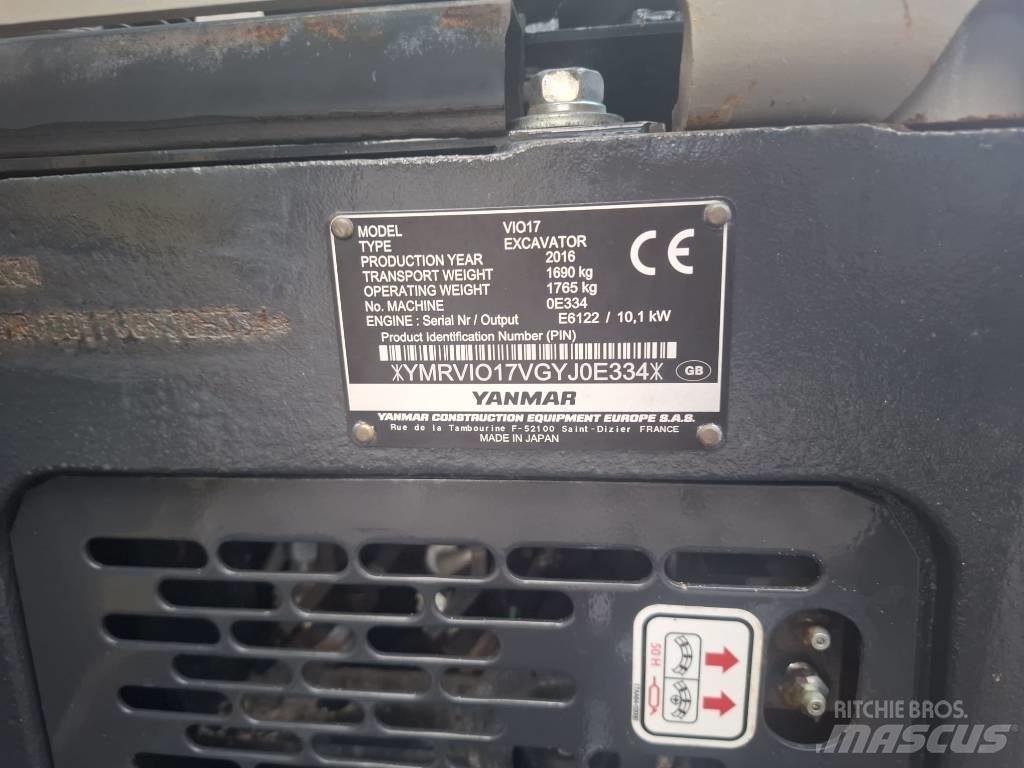 Yanmar Vio 17 Minigravere <7t