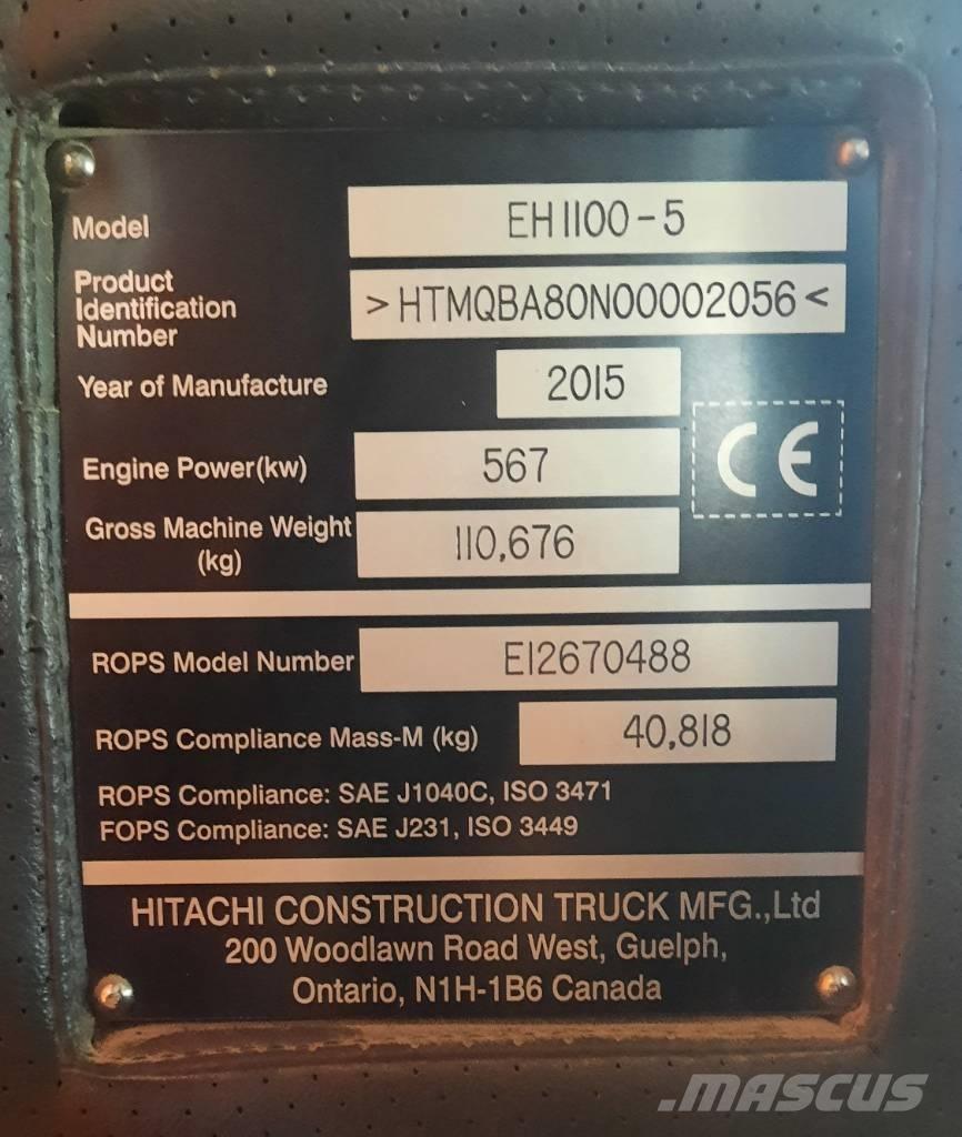 Hitachi EH 1100-5 Tipptrucker