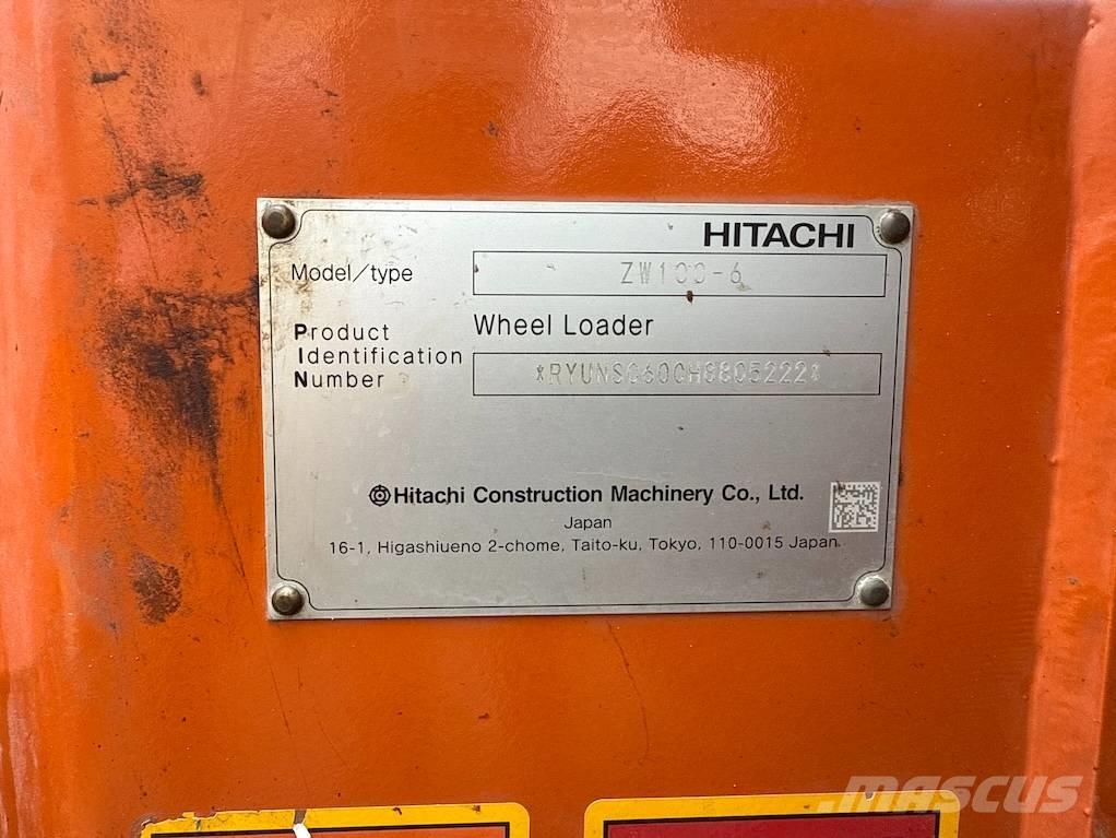 Hitachi ZW 100 Hjullastere