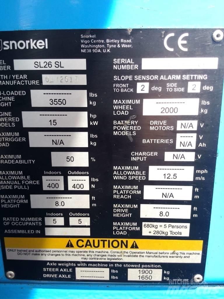Snorkel SL 26 Leddede bomlifter