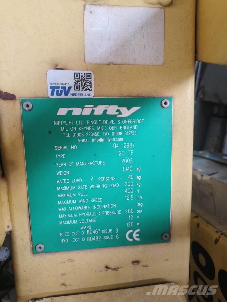 Niftylift 120 TE Tilhengerlifter
