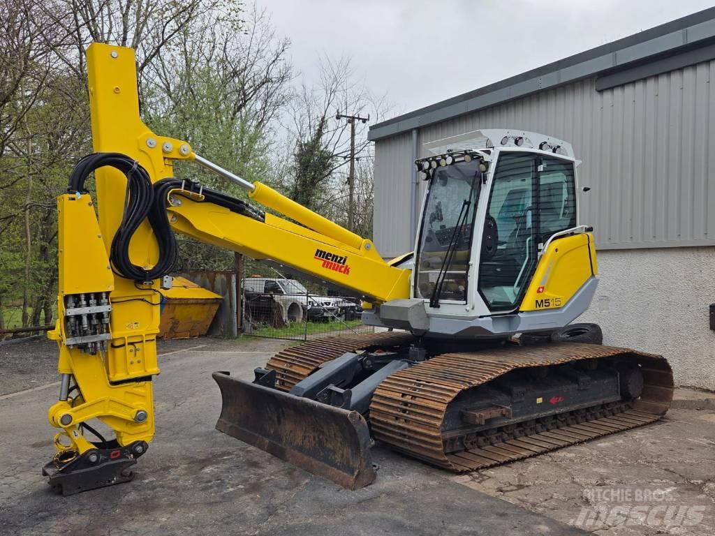 Menzi Muck M515 Spesialtilpassede gravemaskiner