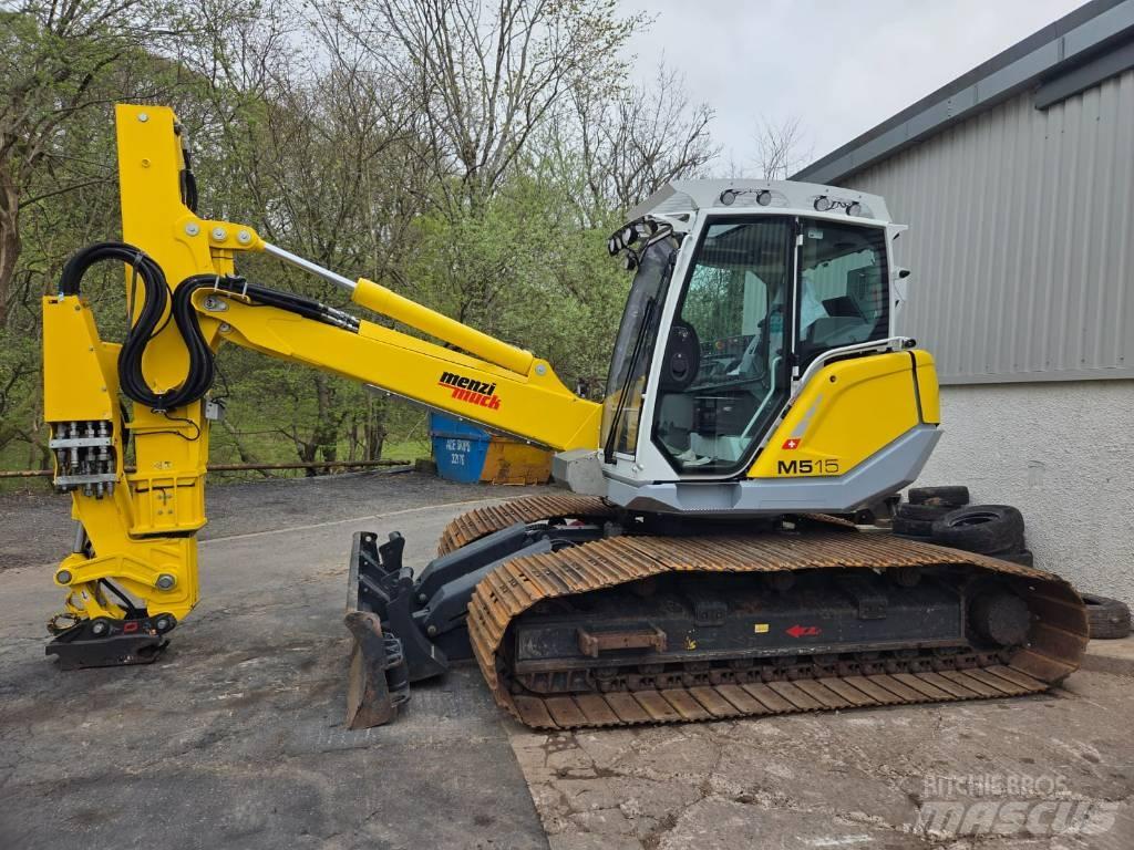 Menzi Muck M515 Spesialtilpassede gravemaskiner