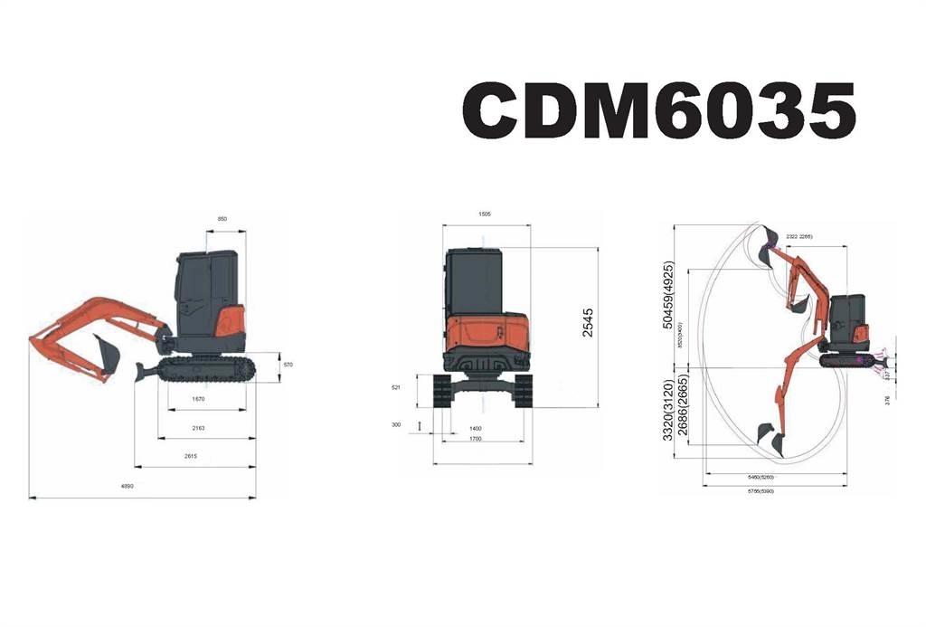Lonking CDM6035 Minigravere <7t