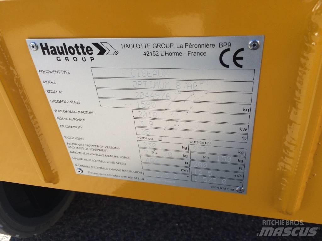 Haulotte Optimum  8 Sakselifter