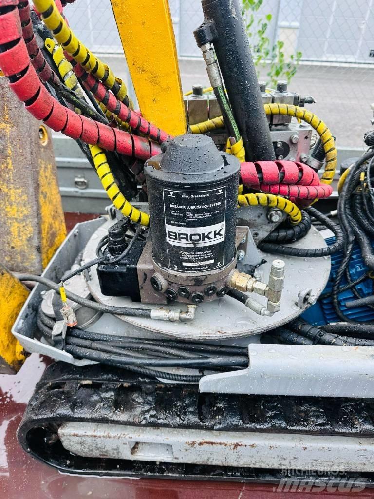 Brokk 60 Gravemaskiner for riving