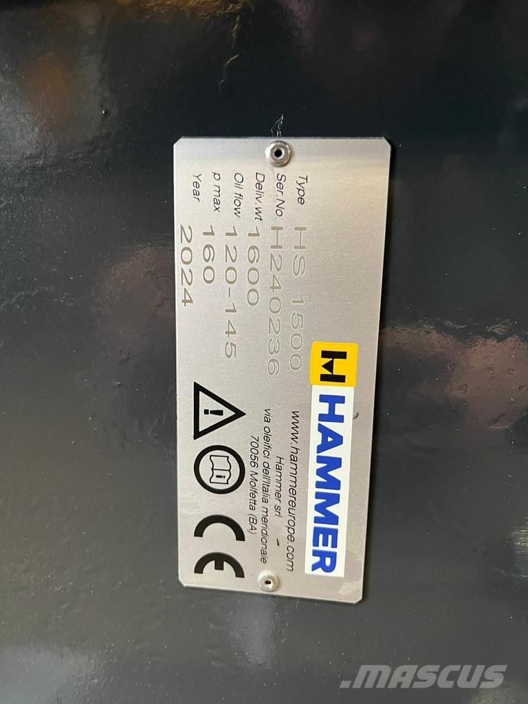 Hammer HS1500 Hydrauliske hammere