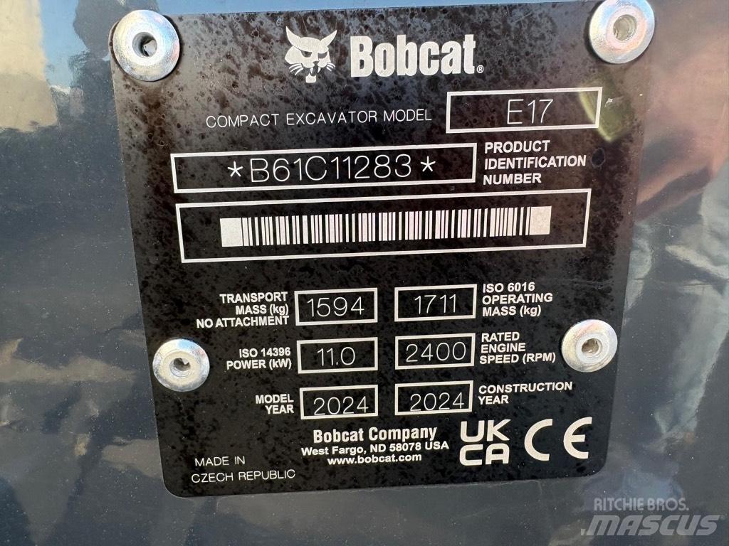 Bobcat E 17 Minigravere <7t