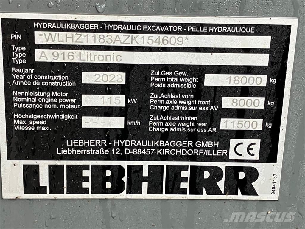 Liebherr A916 Hjulgravere