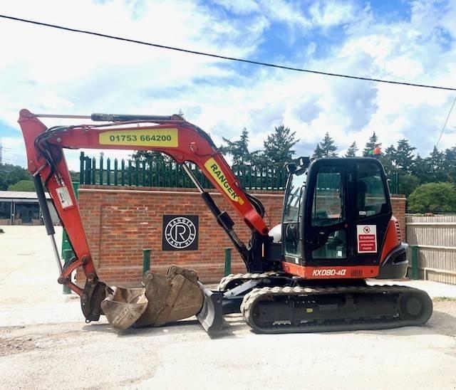 Kubota KX 080-4 Midigravere 7 - 12t