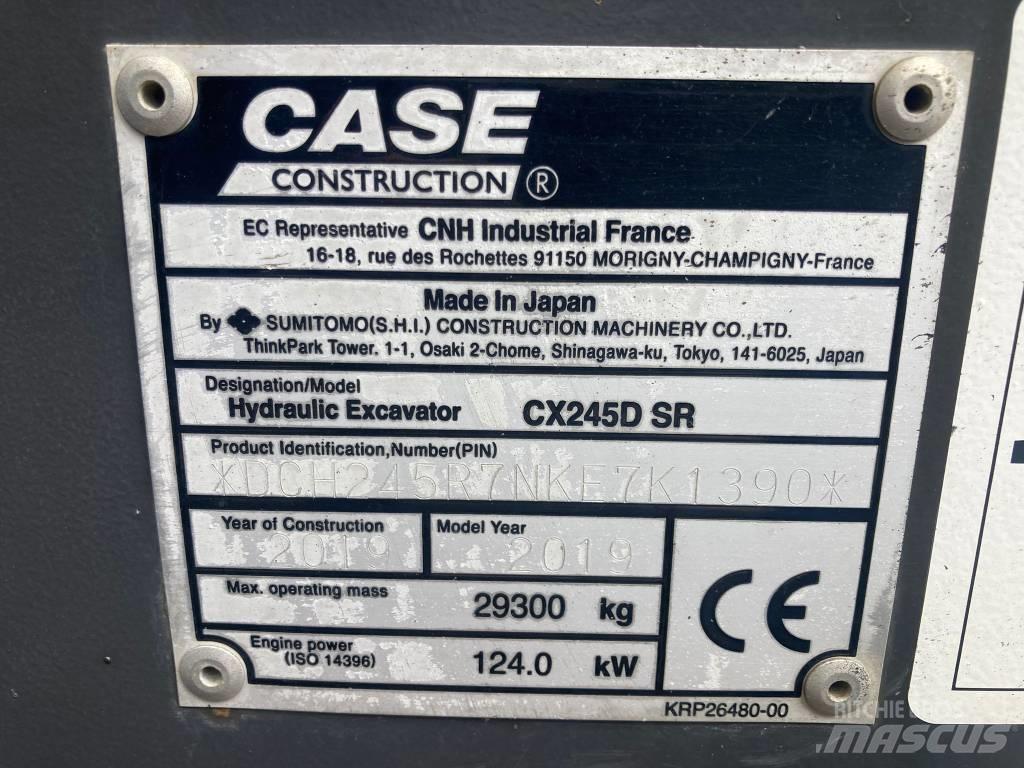 CASE CX 245 D SR LC Beltegraver