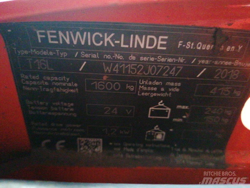 Linde T16L Lavtløftende truck