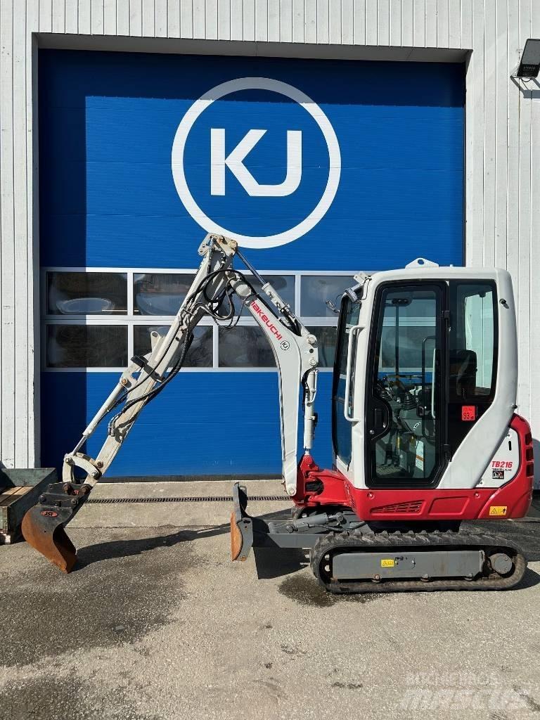 Takeuchi TB 216 Minigravere <7t