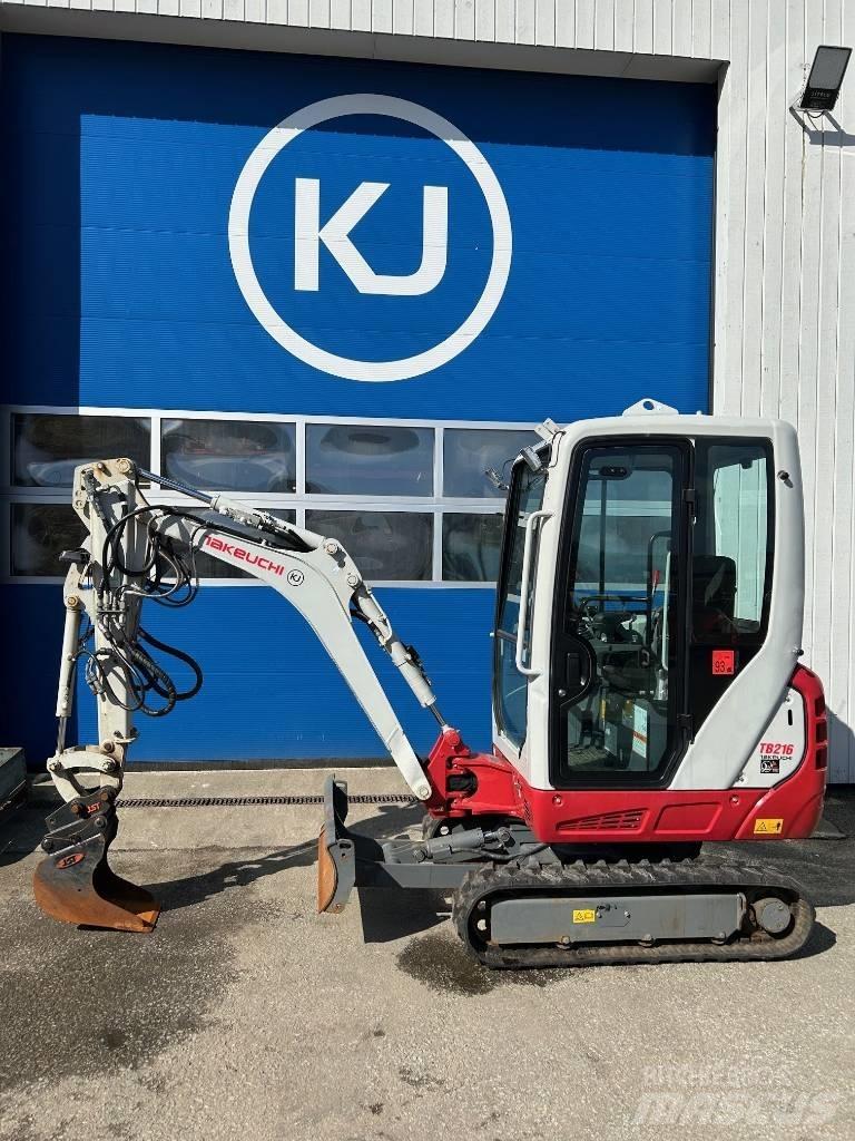 Takeuchi TB 216 Minigravere <7t