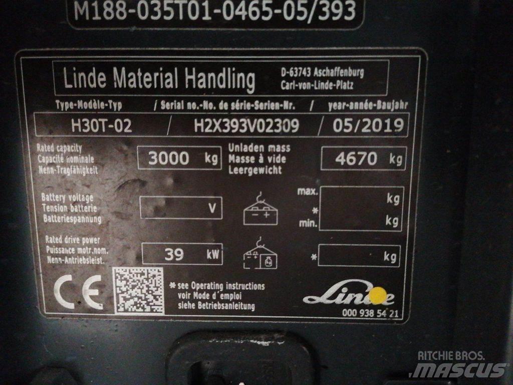 Linde H30T-02 Propan trucker