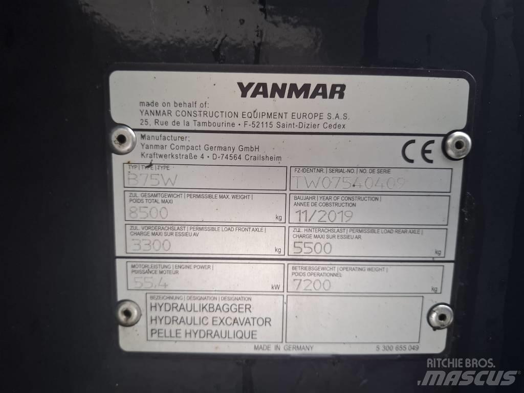 Yanmar B 75 W Hjulgravere