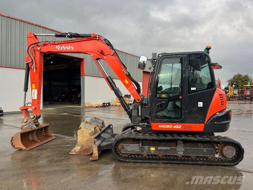 Kubota KX 080-4 Midigravere 7 - 12t