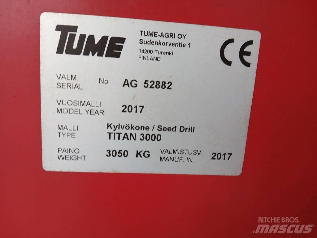 Tume Titan 3000 Kombinerte såmaskiner
