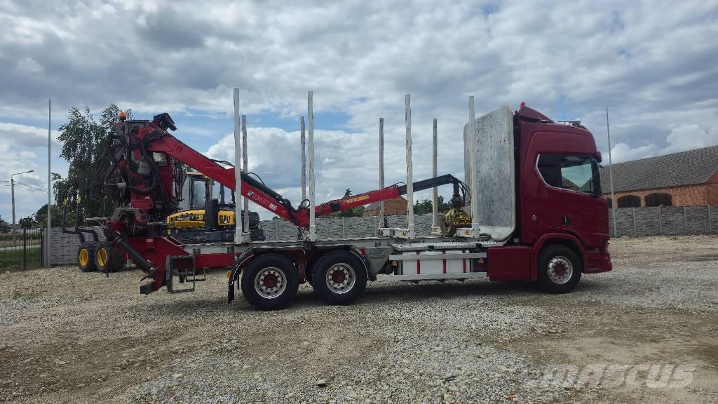 Scania R 650 Tømmerbiler