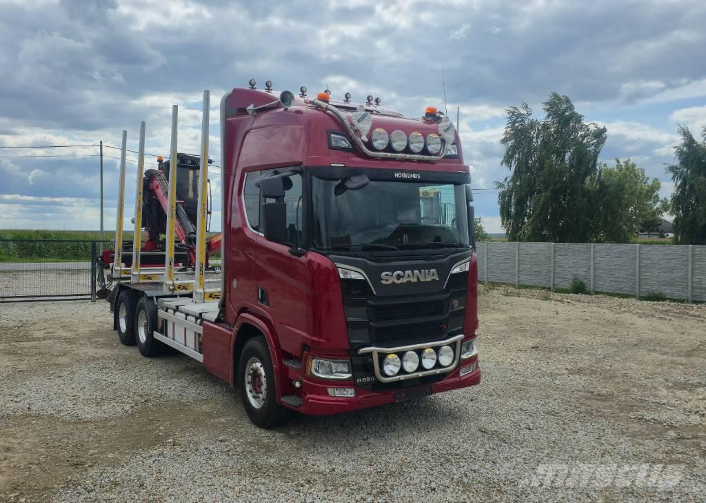Scania R 650 Tømmerbiler