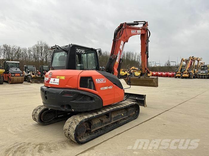 Kubota KX080-4A2 Midigravere 7 - 12t