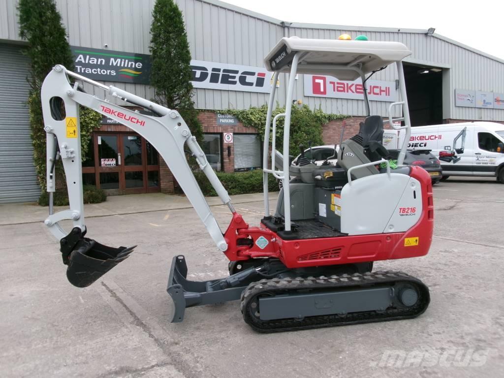 Takeuchi TB 216 Minigravere <7t