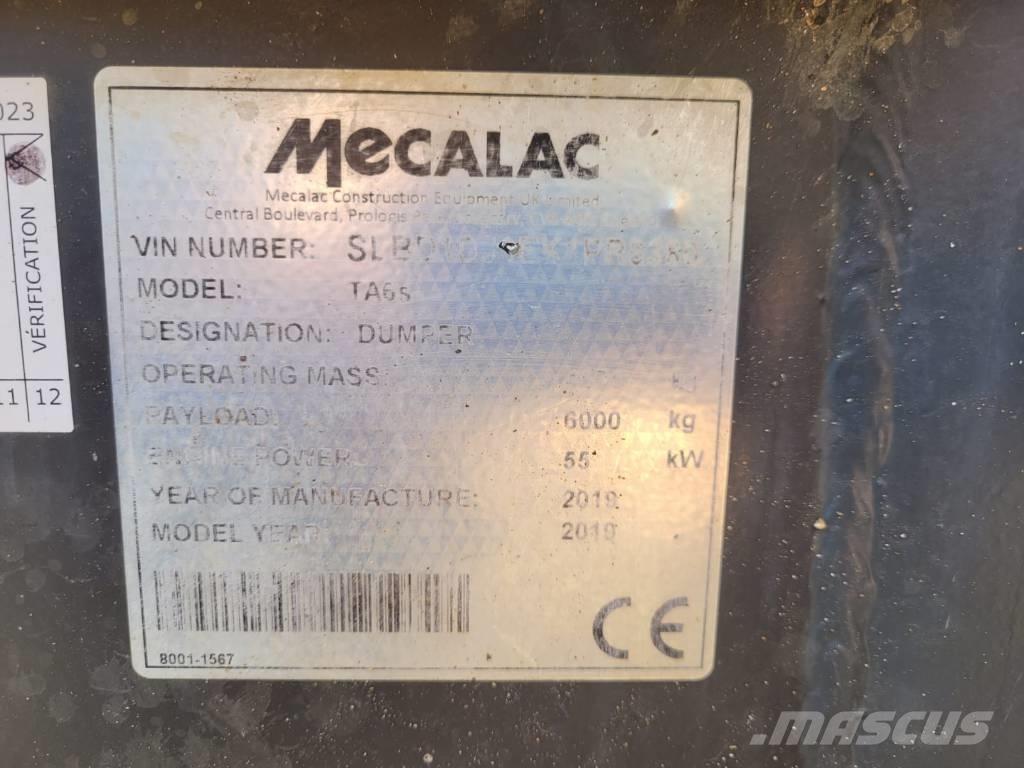 Mecalac TA 6.A Rammestyrte Dumpere