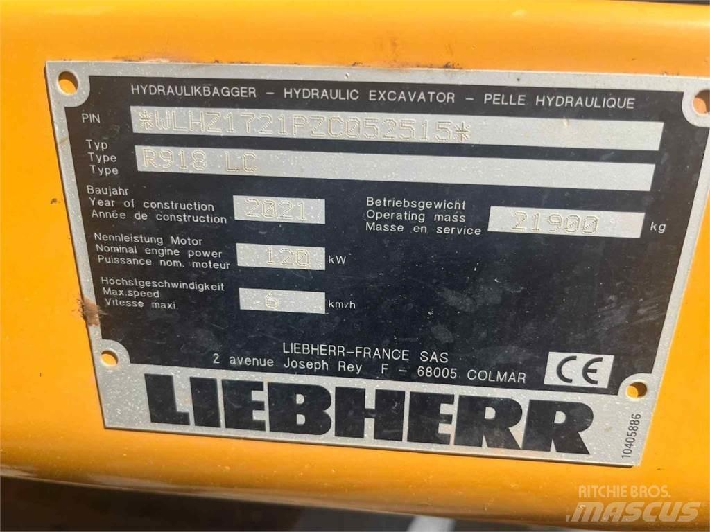 Liebherr R918 Beltegraver
