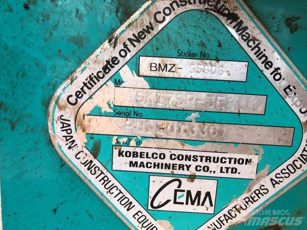 Kobelco SK 17 SR-5 Minigravere <7t