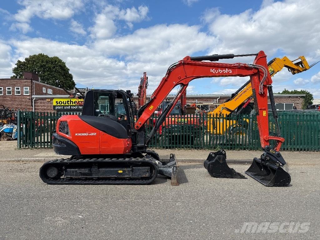 Kubota KX 080-4 Midigravere 7 - 12t