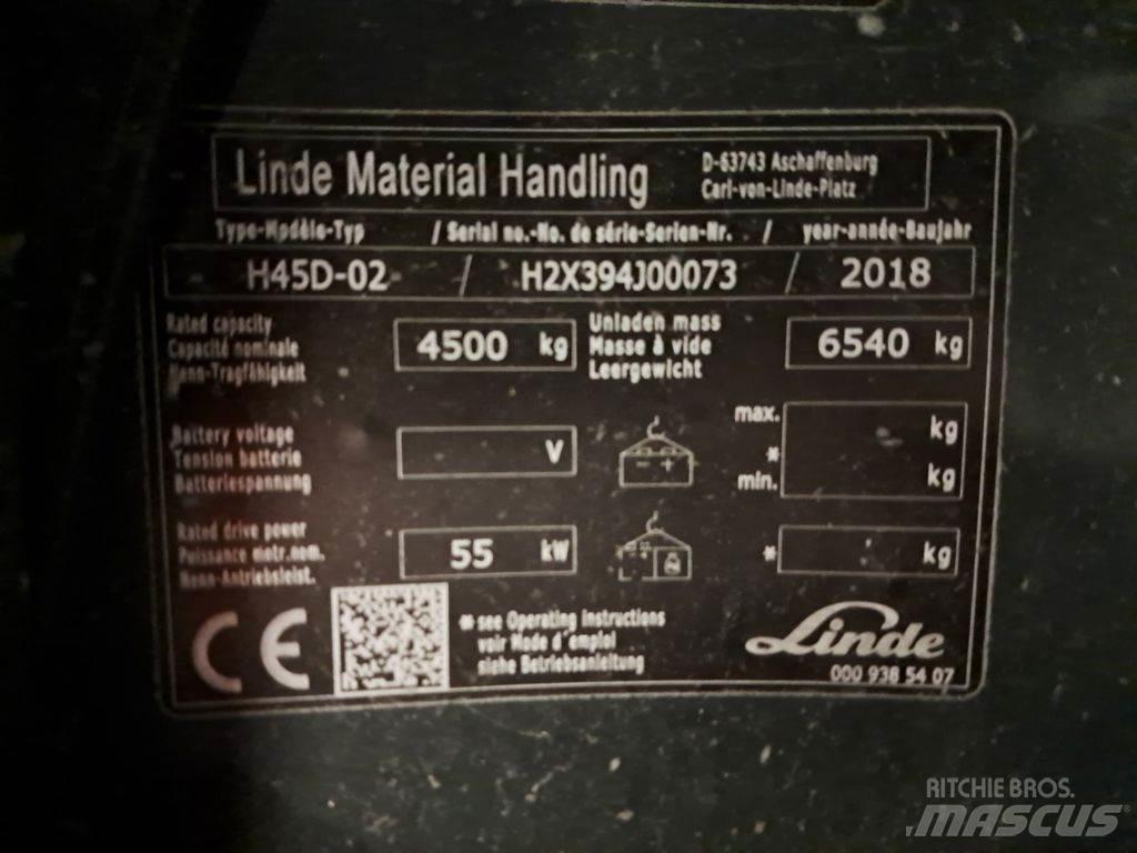 Linde H45D-02 Diesel Trucker