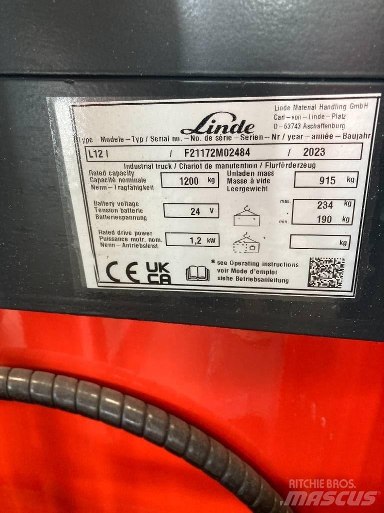 Linde L12i/1172 Ledestablere