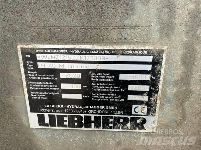 Liebherr LH40M Gravemaskiner for avfallshåndtering