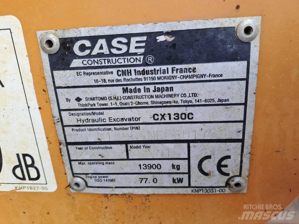 CASE CX 130 C Beltegraver