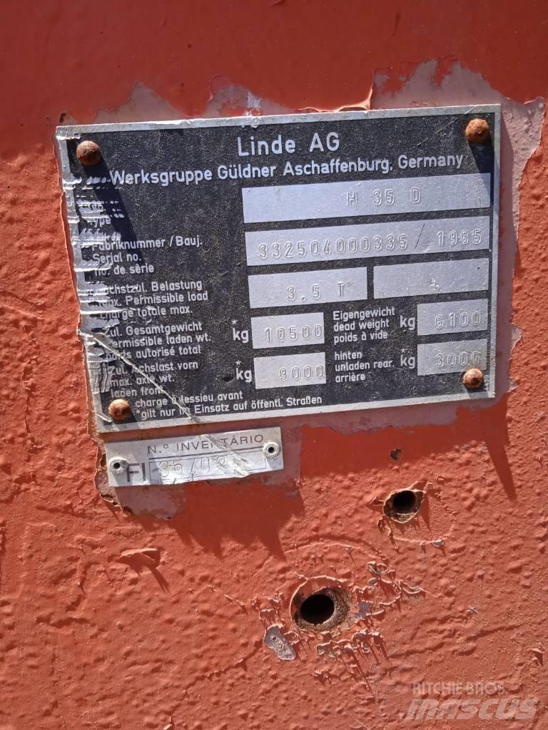 Linde H 35 D Diesel Trucker