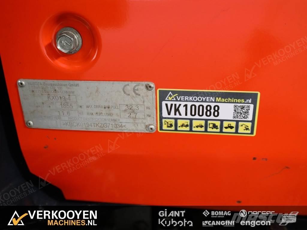 Kubota KX019-4 Minigravere <7t