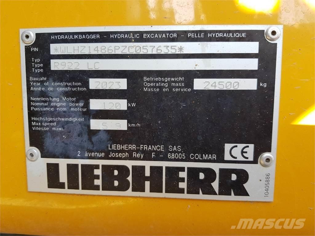 Liebherr R922 Beltegraver