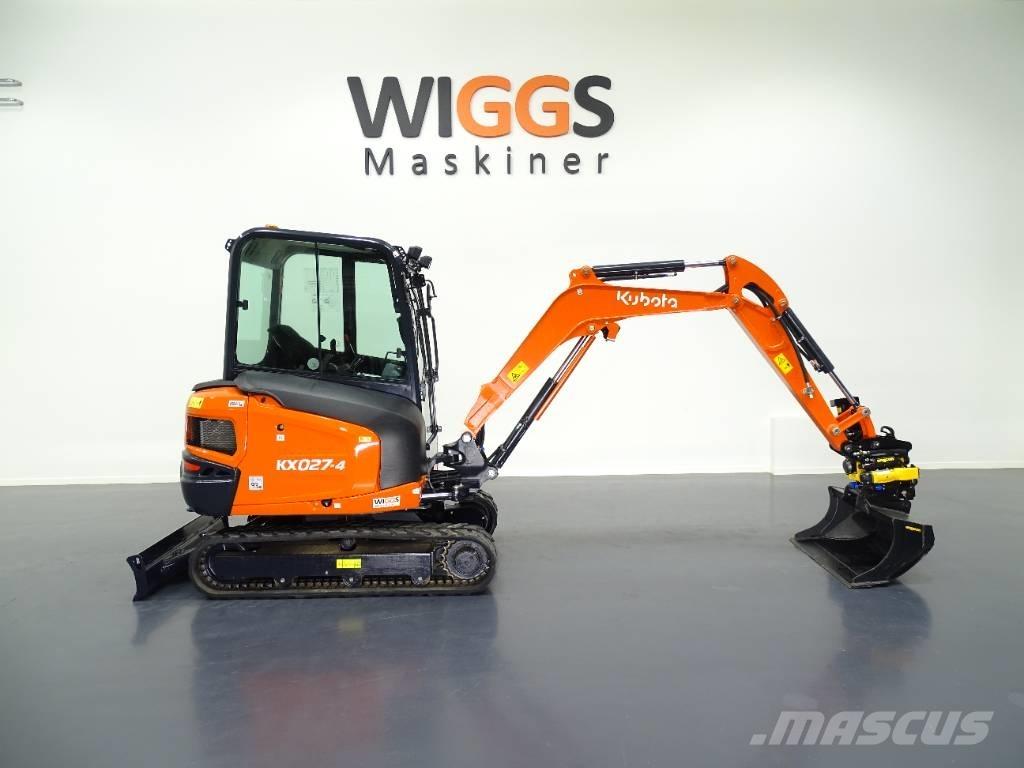 Kubota KX 027-4 Minigravere <7t