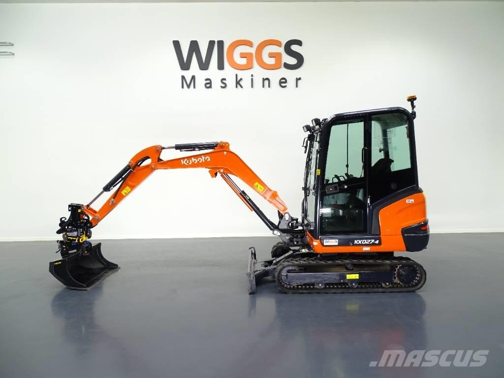 Kubota KX 027-4 Minigravere <7t