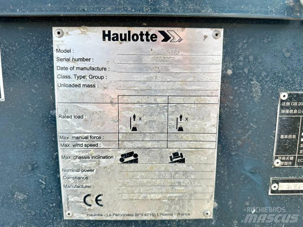 Haulotte HA16RTJ Leddede bomlifter