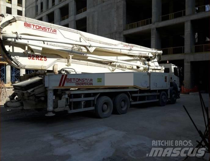 Betonstar 52M-5RZ Betongpumpe biler