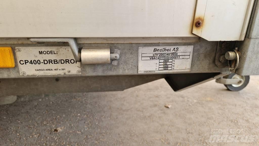  Aku CP400-DRB/drop Biltransporter henger