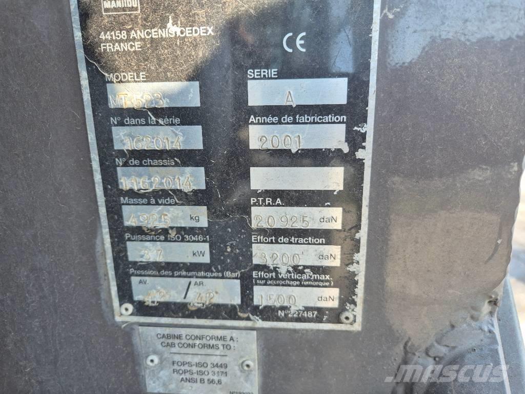Manitou MT 523 Teleskoplastere