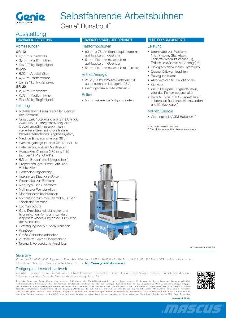 Genie GR-20 Personløftere