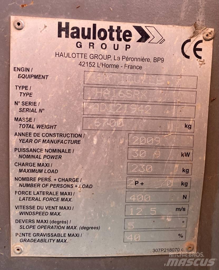 Haulotte HA 16 SPX Leddede bomlifter
